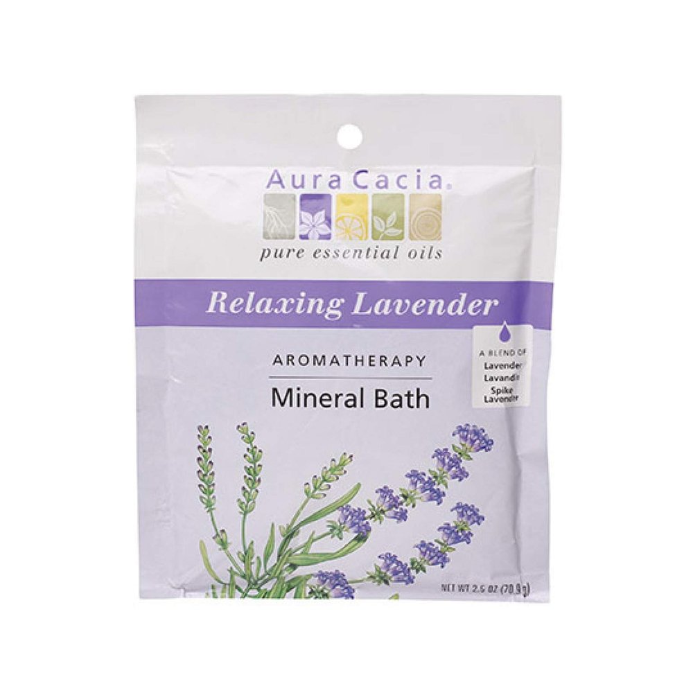 Aura Cacia Bath Mnrl Lavendar Relaxing