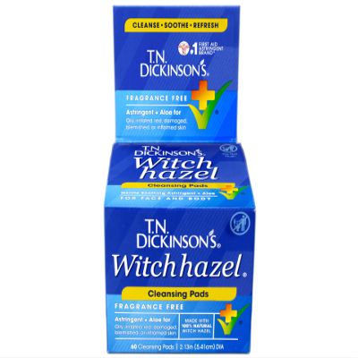 T.N. Dickinson: Witch Hazel Cleansing Pads (8 pack)
