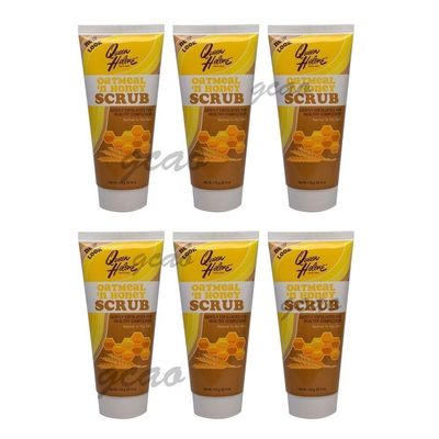 Queen Helene Oatmeal N Honey Facial Scrub 6oz. Tube (6 Pack)