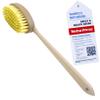 Yerba Prima Tampico Skin Brush for Exfoliation, Dry Brushing, and Blood Circulation with Natural Fiber Bristles and an All-Natural Maple Wood Handle - 1 Brush view 1