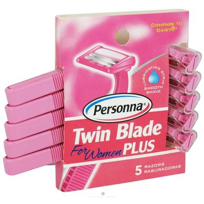 Premium Twin Blade Disposable Comfort Touch For Women - 5 Ea, 12 Pack