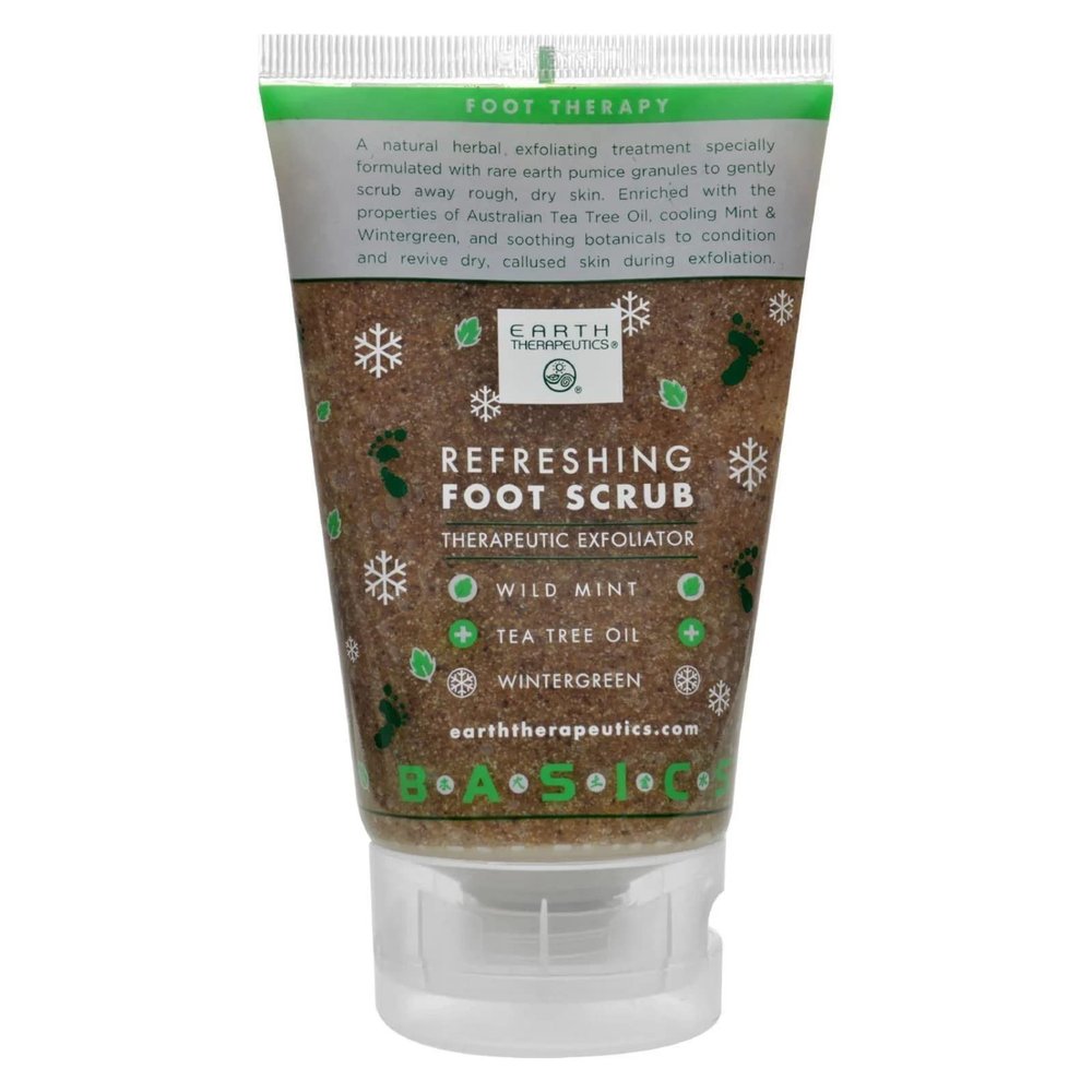 Earth Therapeutics Exfoliator Refreshing Foot Scrub, 4 Oz