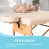 NRG Chi Portable Massage Table Package Vanilla Cream - Folding Massage Bed Lightweight Massage Table - Professional Massage Table spa Bed, Face Cradle, Double Wheel Knobs & Carrying Case view 3