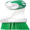 2 1/2 in W Scrub Brush, Stiff, 5 1/2 in L Handle, 7 in L Brush, Green, Polypropylene, Santoprene - 1 Each view 3