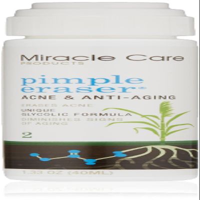 Pimple Erase Acne & Anti Aging Glycolic - Best Miracle Care Glycolic Skincare, No Chemicals or Drugs