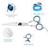 Professional Home Hair Cutting Kit Home Haircutting Scissors Barber Salon Home Thinning Shears Kit with Comb and Case for Men Women view 2