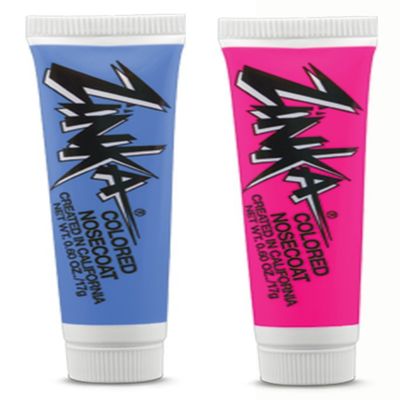 Zinka Colored Sunblock Zinc Nosecoat 2 Pack Bundle - Blue Pink