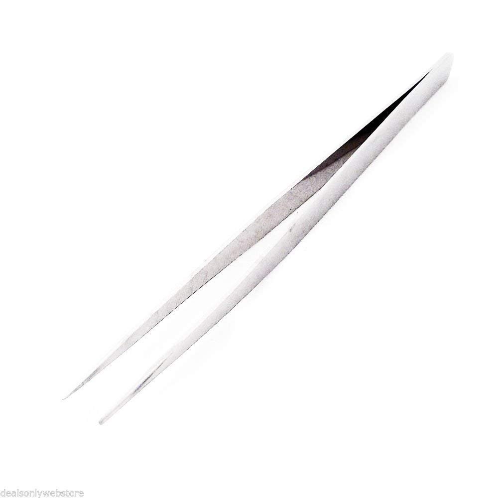 2pk ASR Outdoor Gold Panning Precision Non-Magnetic Stainless Steel Tweezers - 5 inch