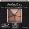 Mehron Makeup Tattoo Cover ProColoRing | 5 Color Wheel Pro Color Ring| Made in the USA | Tattoo Cover Up Makeup | Concealer view 2