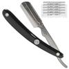 Parker SRB Straight Edge Barber Razor  Stainless Steel Blade Arm & Resin Handle  Uses Half Double Edge Razor Blades  Includes 5 Pre-Cut Blades  Professional Shaving Tool view 1