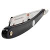 Parker SRB Straight Edge Barber Razor  Stainless Steel Blade Arm & Resin Handle  Uses Half Double Edge Razor Blades  Includes 5 Pre-Cut Blades  Professional Shaving Tool view 3
