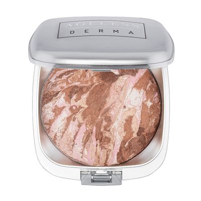 Ageless Derma Mineral Baked Powder Foundation- A Vegan- Paraben -Gluten and Cruelty Free Makeup Foundation (Nubian Beige)