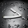 Parker SR1 Stainless Steel Straight Edge Barber Razor  Professional Shavette for Barbers & Home Use with 5 Premium Platinum Half Blades  Replaceable Blade Straight Razor for Close, Smooth Shaves view 4