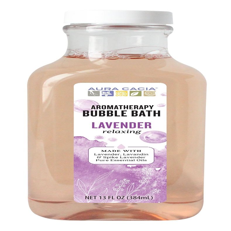 Aura Cacia - Relaxing Lavender Aromatherapy Bubble Bath | Pure Essential Oils | Pack of 3-13 fl. oz.