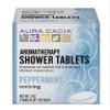 Aura Cacia Peppermint Shower Tablets - Reviving Aromatherapy Steamers with Pure Essential Oils - Energizing Morning Shower Experience | 3 Ounce (Pack of 3) view 1