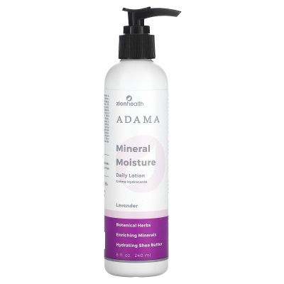 Adama Moisture Intense Lavender Zion Health 8 oz Cream