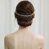 BABEYOND Bridal Headpiece Wedding Headband - Pearl Vintage Wedding Hair Bands for Brides with Lace Ribbon (White Beads) view 4