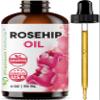 Premium Nature Rosehip Oil For Face for Women, Rosehip Seed Pure Cold Pressed Unrefined For Hair and Nails Skin Care Moisturizer, Rose Hips Face Oils and Serums 4oz view 1