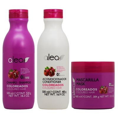 Alea Coloreados Coloured Hair Shampoo + Conditioner + Mask"Set"