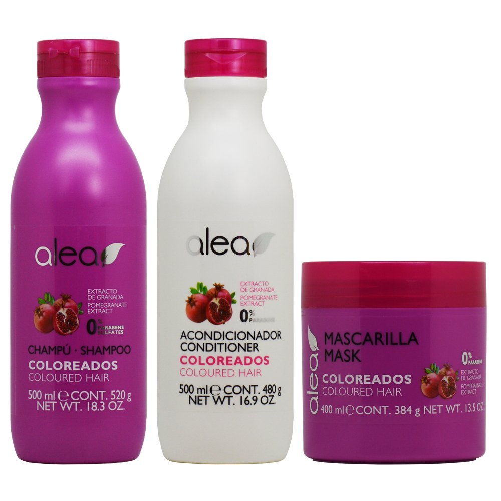 Alea Coloreados Coloured Hair Shampoo + Conditioner + Mask"Set"