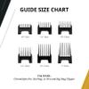 Wahl Professional ChromStyle Cutting Guides, Color-Coded, 1-8 Range, Durable and Easy to Use view 4