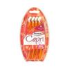 Capri For Women Triple Blade Dispoble Razors. 4 Pivoting Sensitive Skin Razors. view 1