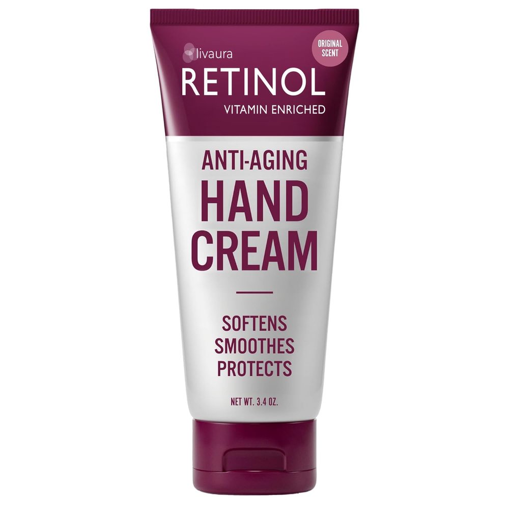 Retinol Anti-Aging Hand Cream The Original Retinol Brand For Younger Looking Hands Rich, Velvety Conditions & Protects Skin, Nails & Cuticles Vitamin A Minimizes Ages Effect on Skin