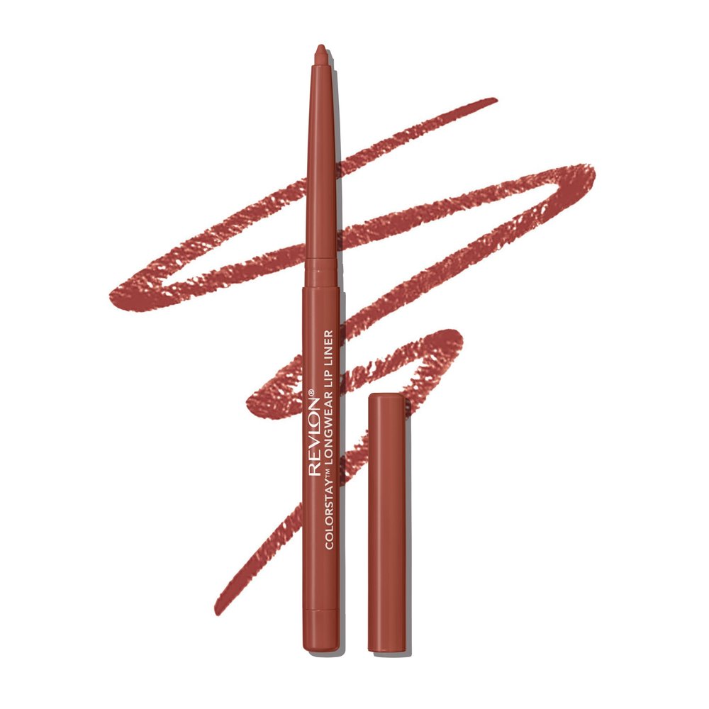 Revlon Colorstay Lip Liner Makeup with Built-In Sharpener, Longwear Rich Colors, Stocking Stuffer for Women, 635 Sienna, 0.01 oz