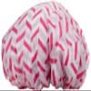blowpro Waterproof Shower Cap  Anti Humidity, Mold Resistant & Breathable  Terry Cotton Lined Bath Hat Turban  Elastic Band, Adjustable  One Size - Color And Pattern May Vary view 1