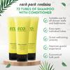 ECO Amenities Travel Size Shampoo and Conditioner Sets - 2 in 1 Hotel Shampoo and Conditioner Supplies for Guests - Refreshing Bulk Travel Size Toiletries - 1 Ounce (30ml), 72 Packs, Green Tea Scent view 4