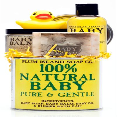 100% Natural Baby Gift Set (Rubber Ducky)