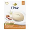Dove Beauty Bar Soap Shea Butter, 8 Bars for Nourished, Radiant Skin, Enriches Skin 3.75 oz view 1