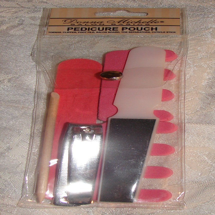 6 PIECE SET PEDICURE POUCH