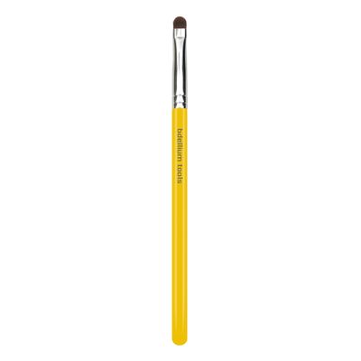 Bdellium Tools Professional Makeup Brush - Studio Series 755 Smudge - With Mix of Soft Natural and Synthetic Fibers, For Creating the Soft, Smoky Eyes (Yellow, 1pc)