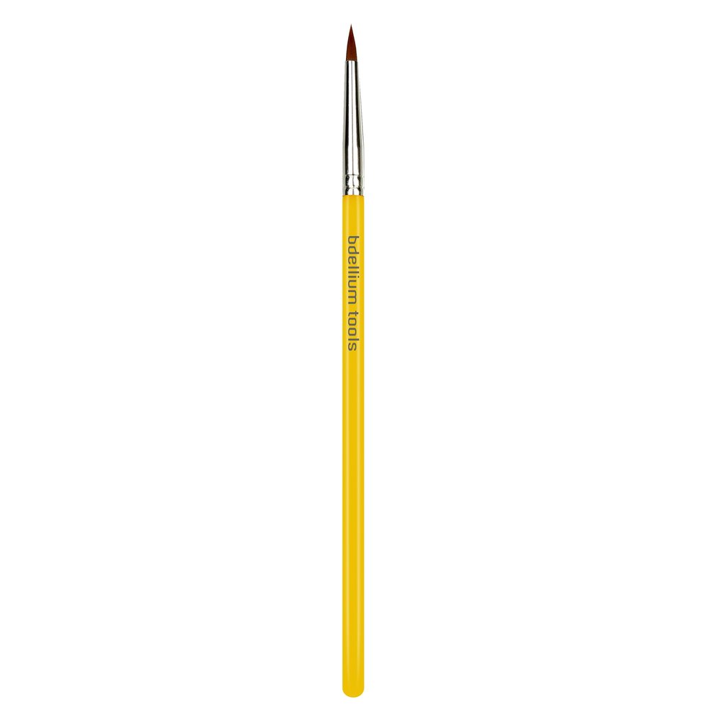 Bdellium Tools Professional Makeup Brush - Studio Series 710 Eye Liner - With Soft Synthetic Fibers, For Lining the Eyes (Yellow, 1pc)