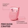 JAPONESQUE Travel Eyelash Curler, Pink - Plastic Eyelash Curlers for Travel Makeup, Go Curl Lash Curler with Bonus Replacement Lash Pad - 1 Pack view 3