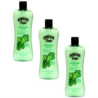 Hawaiian Tropic After Sun Lime Coolada Moisturizing Sun Care Lotion - 16 Ounce (Pack of 3)