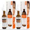 Advanced Clinicals Brightening Vitamin C Serum For Face With Glycolic Acid + Lactic Acid | Vitamin C Eye Serum Face Moisturizer For Improving Look Of Dark Spots & Uneven Complexion, 2-Pack view 1