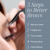 Pointed Tweezers - Sharp Precision Needle Nose Tip, Best Tweezers for Eyebrows and Ingrown Hair, Surgical Pointed for Blackheads & Splinters (Black) view 4