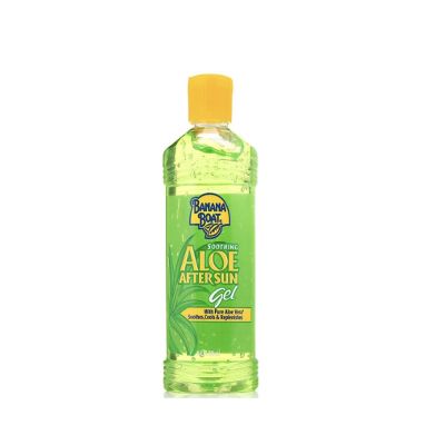 Banana Boat Aloe Vera Sun Burn Relief Sun Care After Sun Gel - 8 Ounce (Pack of 4)