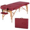 BestMassage Massage Bed Portable Massage Table 28 inch Wide Lash Bed Height Adjustable PU Leather 2 Folding with Oxford Bag for Spa Footmassage Facial CareSpa Tattoo view 1