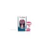 Aveline Women's Razor with 6-Blade Lubricated Cartridge - Multi-Grip Handle for Sensitive Skin with Lubricating Stip Pink view 1