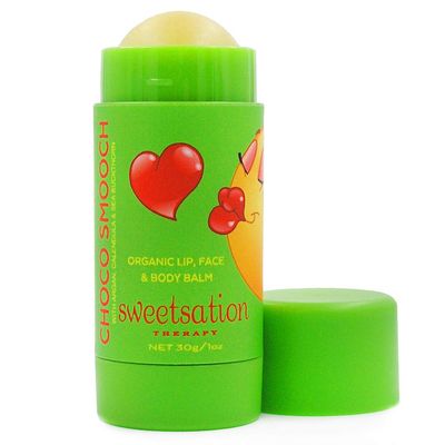 Choco*Smooch Organic Baby Lip & Face Balm, with Argan, Calendula and Sea Buckthorn, 22.18 ml