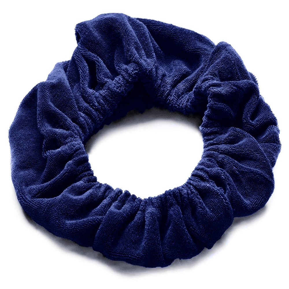 Tassi Reusable Spa Headband Wrap for Women - Hair Holder for Washing Face, Skincare, Makeup, Facials & Cleansing - Keeps Hair Back with No Mess or Marks - One Size Fits All - Robin's Egg Blue