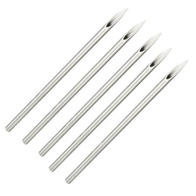 BodyJewelryOnline 5PCS 12G Body Piercing Needles 316L Surgical Steel Sterile Disposable Hollow Puncture Piercing Needles for Ear Nose Septum Belly Tongue Eyebrow Nipple Lip Piercing
