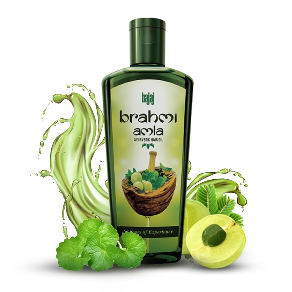 Bajaj Brahmi Amla Hair Oil ( Enriched with Ayurvedic Brahmi) 400ml