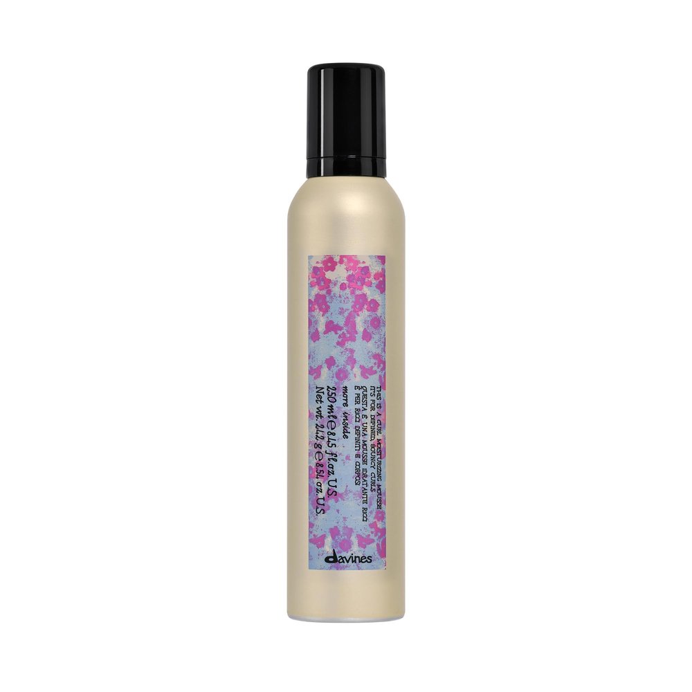 Davines This Is A Curl Moisturizing Mousse, Volumizing, Paraben Free Formula For Bouncy And Defined Curls And Waves, 8.53 Fl. Oz.