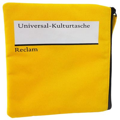 Reclams Universal-Kulturtasche: Hergestellt aus recycelten PET-Flaschen  Waschbar, Yellow, Yellow