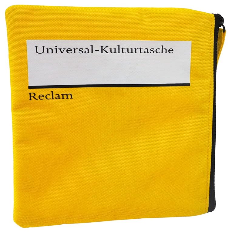 Reclams Universal-Kulturtasche: Hergestellt aus recycelten PET-Flaschen Waschbar, Yellow, Yellow