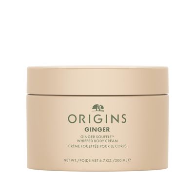 Origins Ginger Souffle Whipped Body Cream | Body Butter For Dry Skin | With Ginger, 6.7 Fl Oz